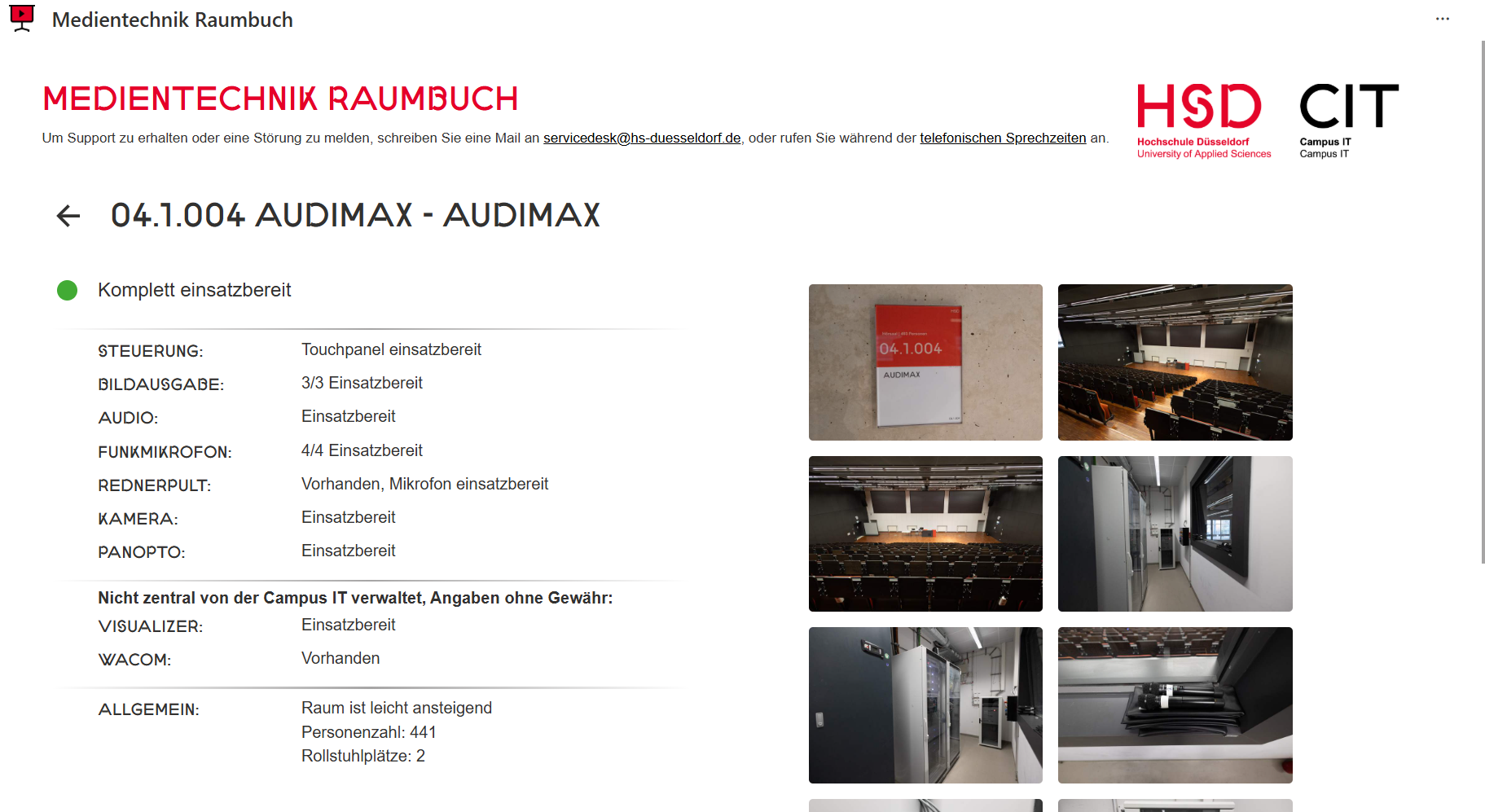 Raumbuch Indesign Medientechnik Raumbuch