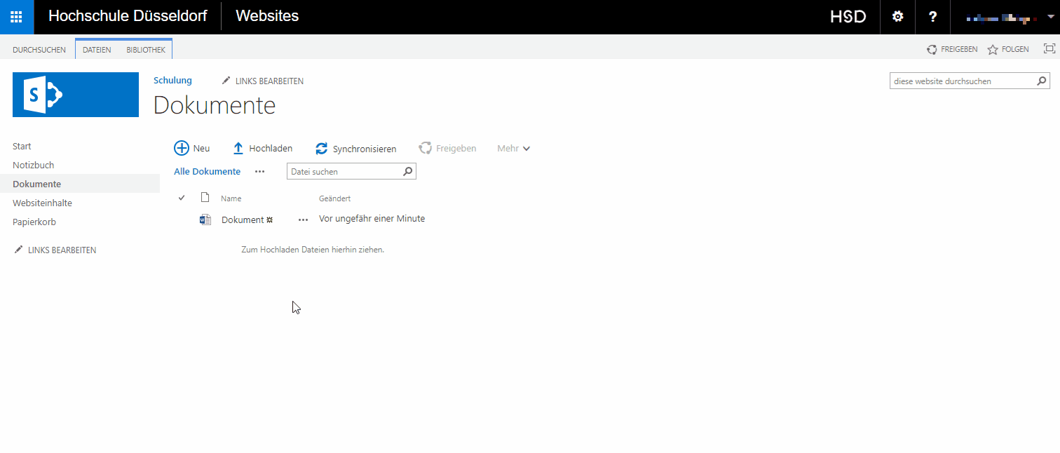 Berechtigung Dokument