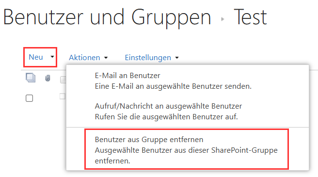 Benutzer hinzufügen & entfernen